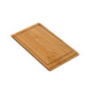 Deska do krojenia DĘBOWA – dwustronna, frezowana, Quadron