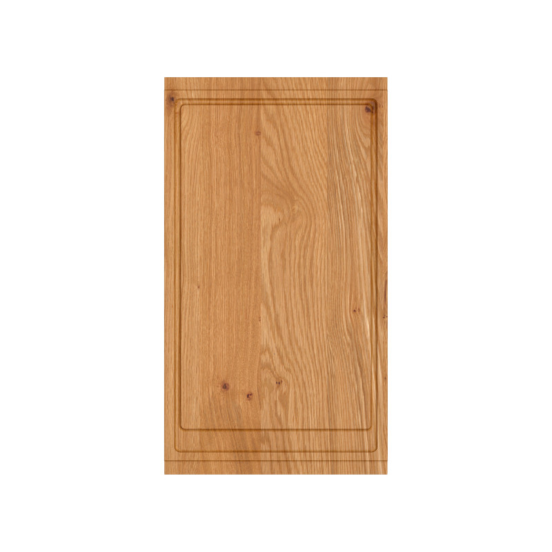 Deska do krojenia DĘBOWA – dwustronna, frezowana, Quadron