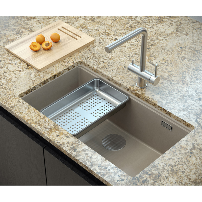 Bateria kuchenna ELLEN – stalowa SteelQ, obrotowa, wyciągana wylewka, Quadron