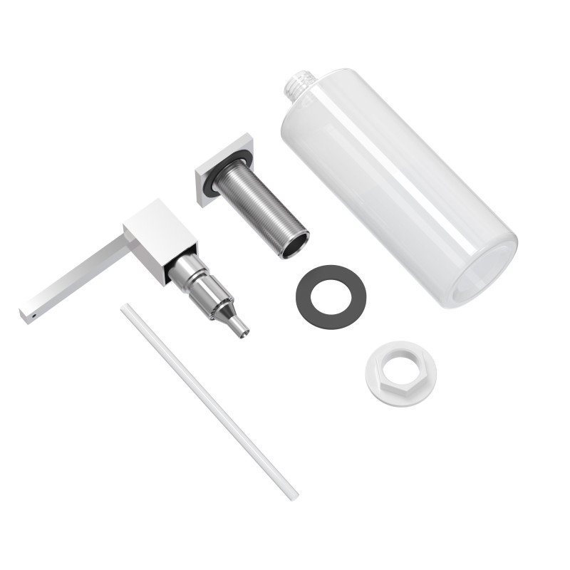 Dozownik płynu EMMA (500 ml) – złoty nano PVD, Quadron