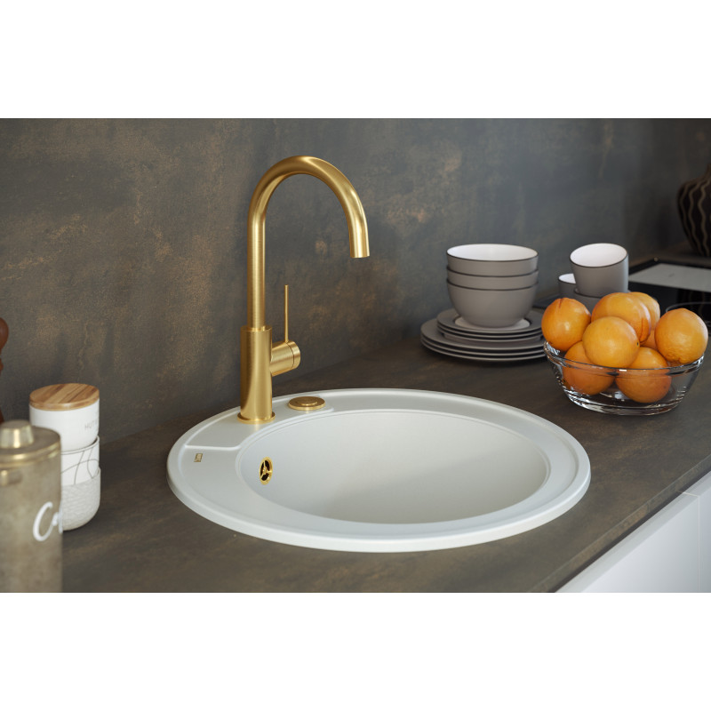 Bateria kuchenna JODIE – stalowa, miedziany nano PVD, obrotowa, Quadron