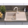 Bateria kuchenna KATE – stalowa, river sand GraniteQ, obrotowa, Quadron