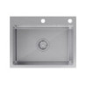 Zlewozmywak stalowy LUKE 110 WORKSTATION – jednokomorowy, wpuszczany, stal szlachetna/elementy stalowe + AKCESORIA, Quadron