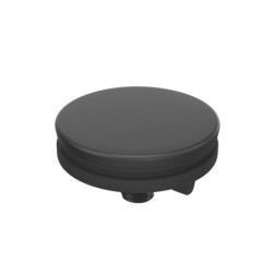 Zaślepka ECO do otworu pod baterię pure carbon, płaska bez logo