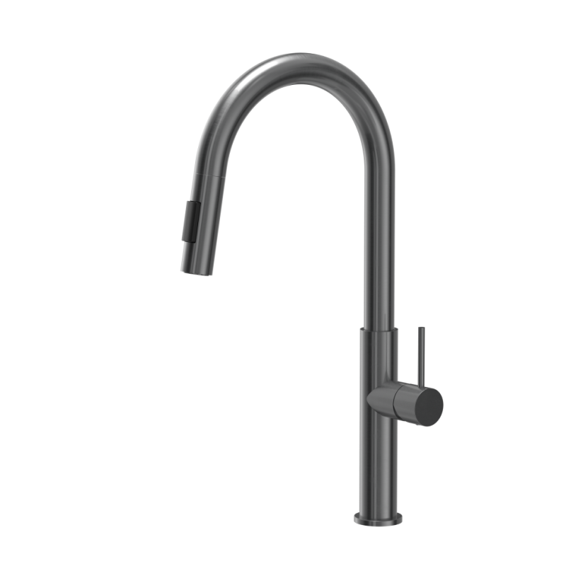 DARCY SteelQ bateria kuchenna z wyciagana wylewką graphite