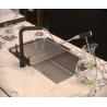 Bateria kuchenna ELLEN – stalowa, pure carbon, obrotowa, wyciągana wylewka, Quadron