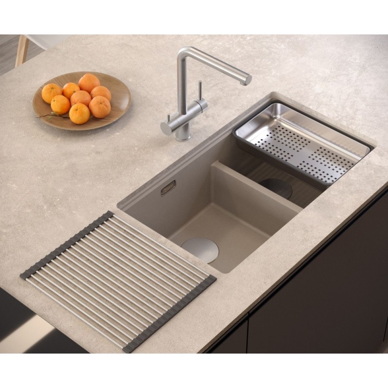 Bateria kuchenna ELLEN – stalowa SteelQ, obrotowa, wyciągana wylewka, Quadron