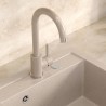 Bateria kuchenna KATE – stalowa, river sand GraniteQ, obrotowa, Quadron