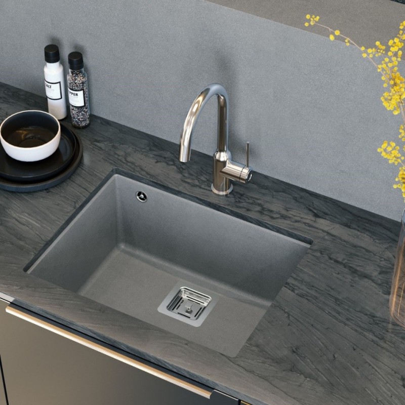 Bateria kuchenna KATE – stalowa, chromowana, obrotowa, Quadron