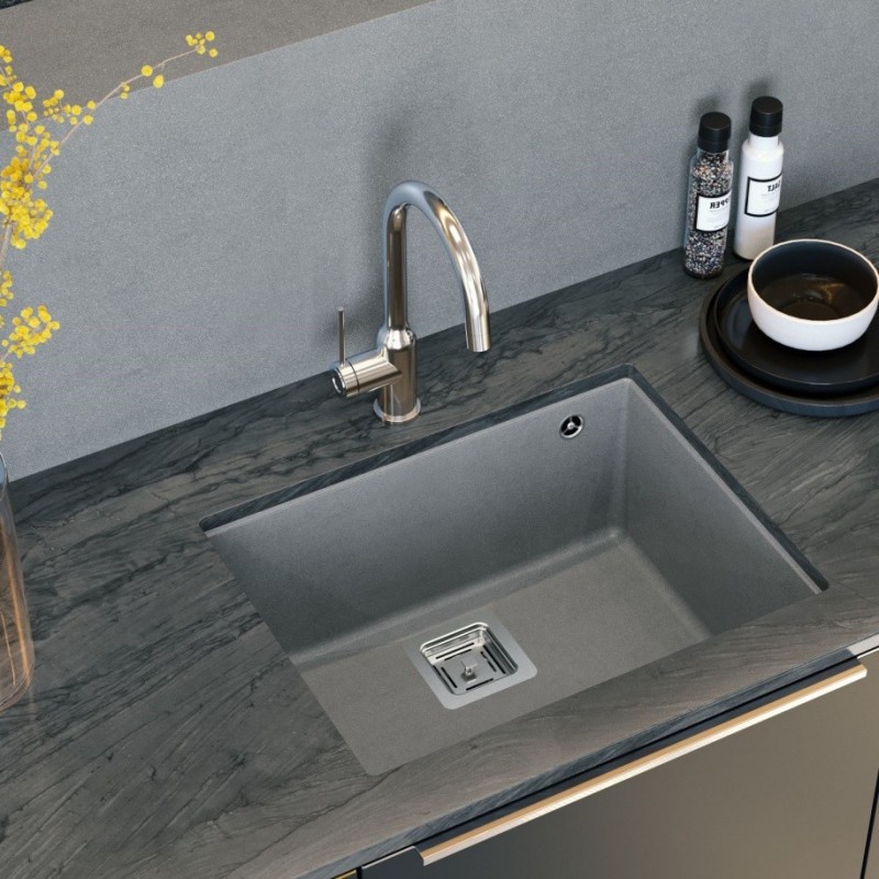 Bateria kuchenna KATE – stalowa, chromowana, obrotowa, Quadron