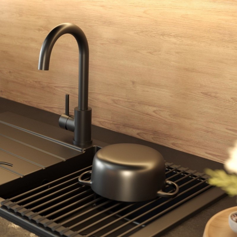 Bateria kuchenna KATE – stalowa, pure carbon, obrotowa, Quadron