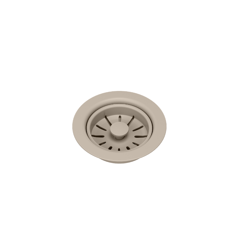 Odpływ zatyczkowy 3 1/2" z syfonem 1-komorowy Power Colour river sand (GRANIT-pionowy), save space (12PB3-P2A-BE)