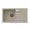 Zlewozmywak granitowy  TOM 111 - jednokomorowy, wpuszczany, river sand
